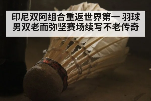 印尼双阿组合重返世界第一 羽球男双老而弥坚赛场续写不老传奇